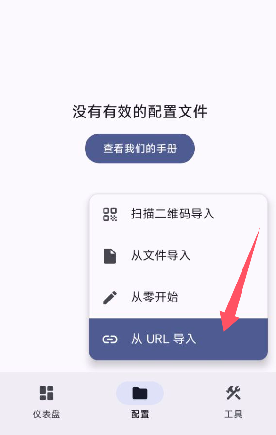 从 URL 导入配置